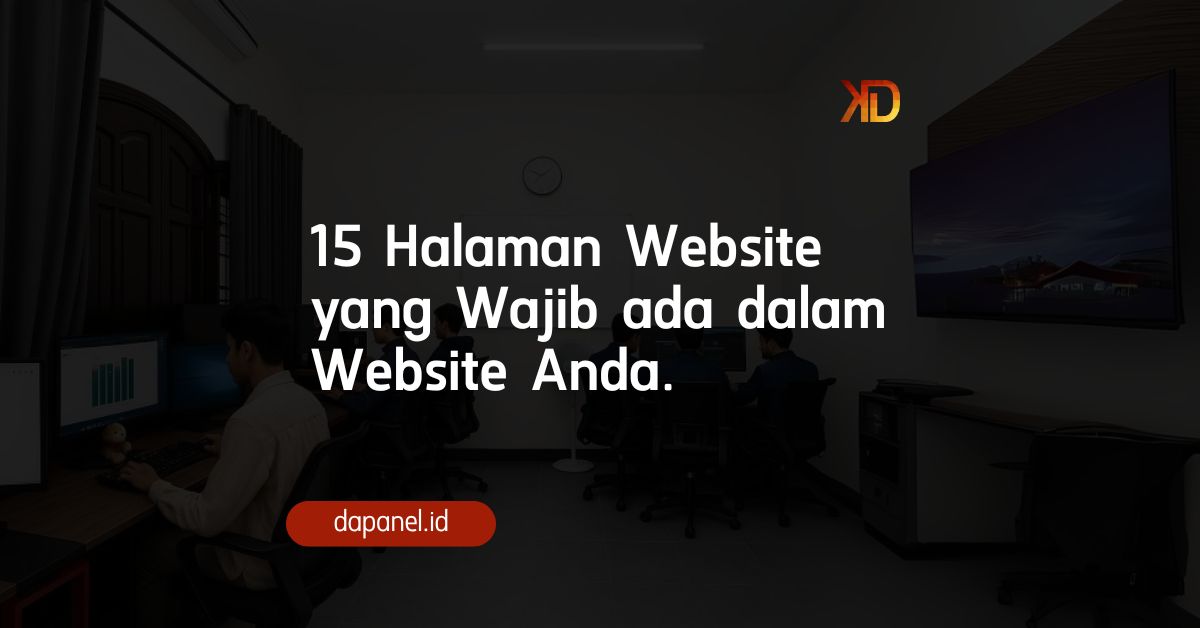 15 Halaman Website yang Wajib Ada