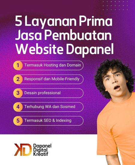 Layanan Prima Jasa Pembuatan Website Gresik Dapanel