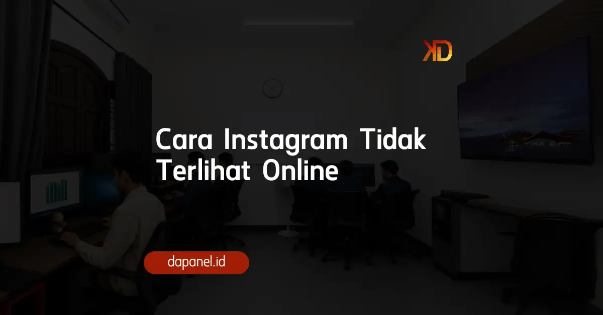 Cara Instagram tidak terlihat online