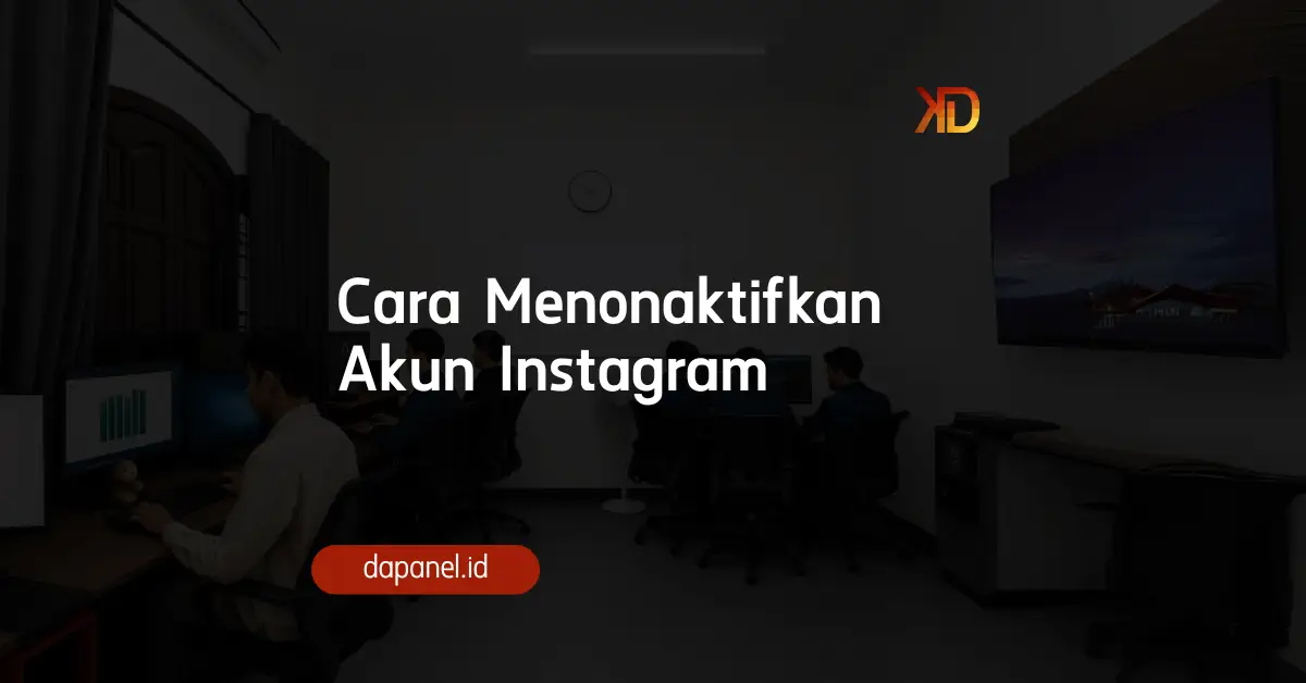 Cara Menonaktifkan Akun Instagram