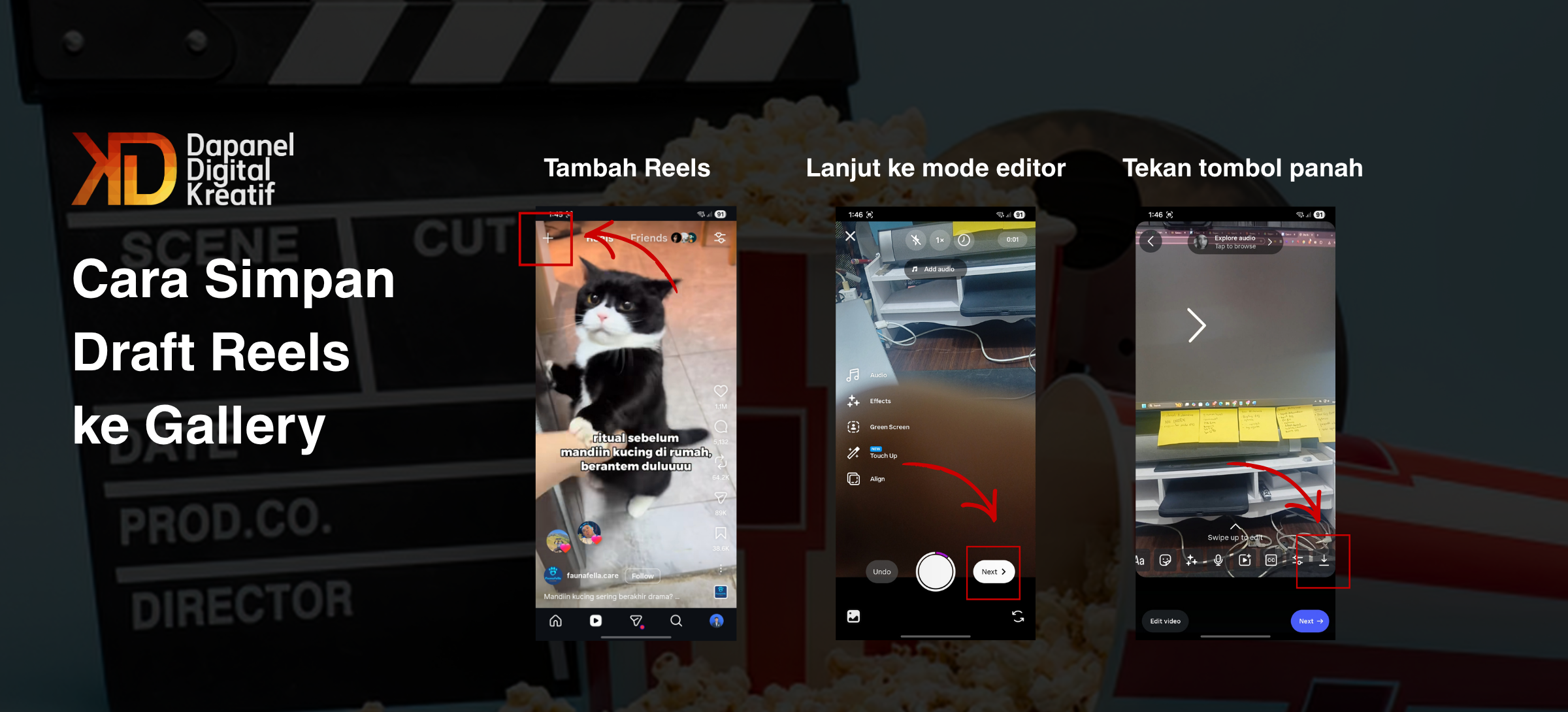 Cara download reels instagram milik pribadi