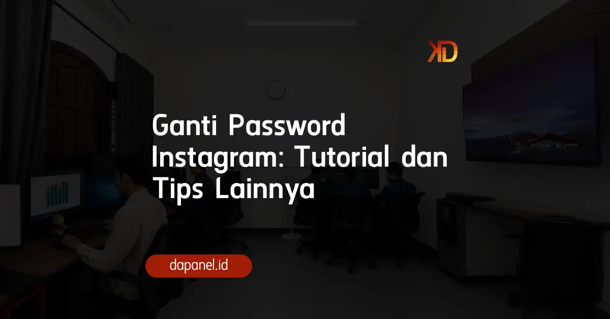 Ganti Password Instagram