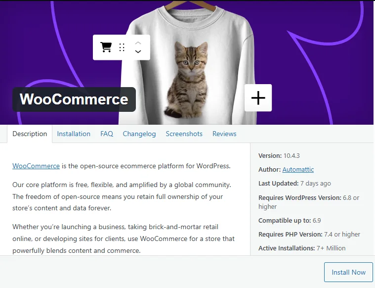 plugin WooCommerce