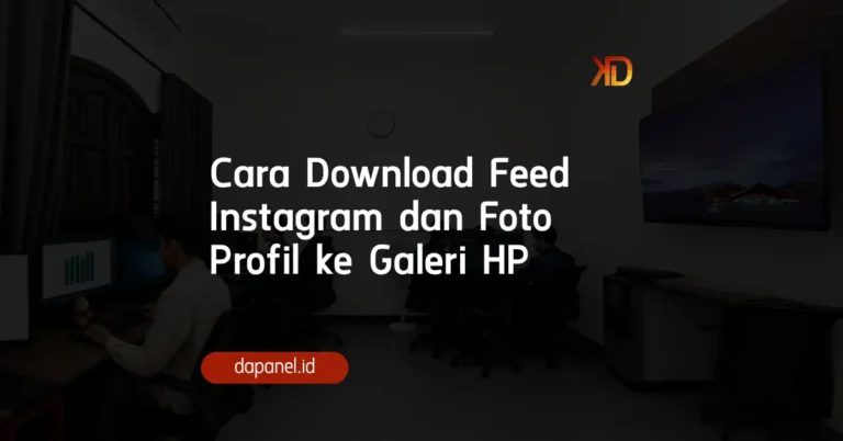 Cara download foto instagram