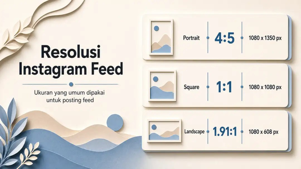 Ukuran Feed Instagram,