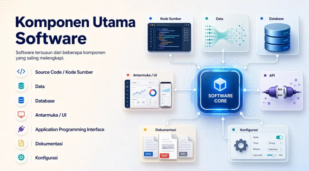Komponen Utama Software