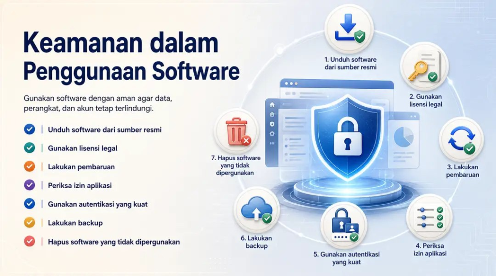 Keamanan dalam Penggunaan Software