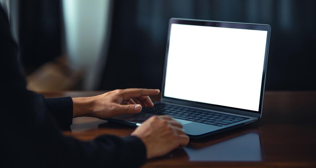 Man Using Laptop